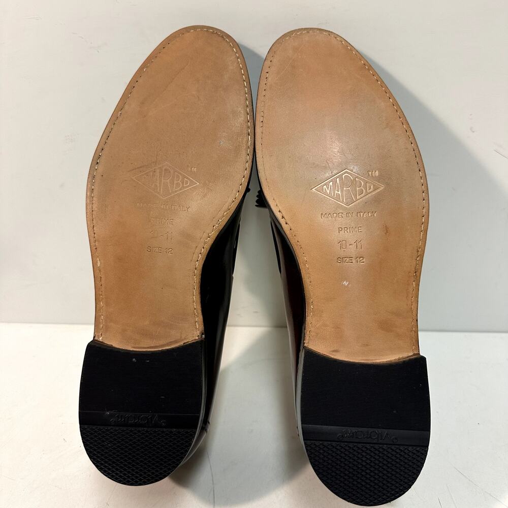 FULLY RESOLED Alden x Brooks Brothers 771 Brown Calfskin Tassel Loafer USA 9.5 C - Picture 8 of 12